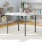 Flash Furniture Paige 24x24 Kid's Granite White Plastic Folding Table with Locking Legs RB-2424-KID-WH-GG - alternate 8