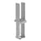 Simpson Strong-Tie Simpson Strong-Tie 8.69 in. H X 3.56 in. W 12 Ga. Hot Dip Galvanized Column Base CBSQ46-SDS2HDG - alternate 1