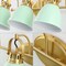 Jonathan Y Phineas 25.5" 3-Light Adjustable Farmhouse Bohemian Iron LED Vanity Light, Mint Green/Brass Gold JYL1116D - alternate 10