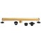 Kingston Brass 28-Inch Stainless Steel Linear Shower Drain with Reversible Tile Insert and Flat Grate BSFK2827 - alternate 1