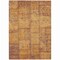 Homeroots 5' X 8' Peach Gray And Charcoal Patchwork Washable Indoor Outdoor Area Rug 581588 - alternate 5