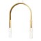 Cwi Lighting Curva Integrated LED 22in Brass Chandelier with Handcrafted Glass 1725P22-2-624 - alternate 8
