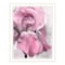 Homeroots Pink Iris White Framed Print Wall Art 530023 - alternate 1