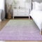 Homeroots 10' X 14' Artichoke Green And Lavender Ombre Washable Indoor Outdoor Area Rug 588977 - alternate 6