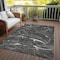 Homeroots 3' X 5' Black Ivory And Gold Abstract Washable Indoor Outdoor Area Rug 601032 - alternate 8