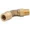 Mytee Products 45-DEGREE DOT Brass 3/8 inOD X 1/4 inNPT Male Non-Swivel Elbow Air Brake 5PK MP-ABF-45ELBOW3814 - alternate 7