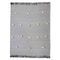 Homeroots 50" X 60" Gray Woven Cotton Houndstooth Throw Blanket with Pom Poms 516534 - alternate 5