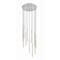 Z-Lite Forest 11 Light Chandelier, Brushed Nickel, 24 In W x 23.75 In H 919MP24-11R-BN-LED - alternate 1