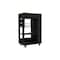 Homeroots Black and Natural 22in Rolling Kitchen Cart With Storage 477880 - alternate 6