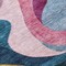 Homeroots 3' X 5' Green Pink And Teal Blue Abstract Washable Indoor Outdoor Area Rug 604456 - alternate 8