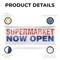 Signmission Supermarket Now Open, 48 Inch x 120 Inch, Vinyl Banner B-120-30872 - alternate 5