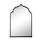 Homeroots 36" Black Arch Metal Framed Standing Mirror 565111 - alternate 1