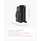 Vevor 3 Ball Bowling Bag with Wheels Double Roller Bowling Bag with Shoe Compartment ZL-YDB-0099-001 - alternate 6
