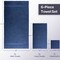 Lavish Home 6 Piece Bathroom Towels Set 100% Cotton with 2 Wash Cloths, 2 Hand Cloths, and 2 Bath Towel, Navy 67-0016-BLA - alternate 5