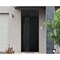 Vdomdoors Steel Door Deux 6078 Black Enamel Transom Window Sidelite Entry Door Painted W36xH80+16 Right hand DEUX6078EXD-BLK-W36 X H80+16-RH-I - alternate 4