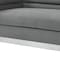 Homeroots 84" Dark Gray Velvet Solid Wood Sofa 543971 - alternate 7