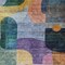 Homeroots 8' X 10' Blue Purple And Green Abstract Washable Indoor Outdoor Area Rug 604363 - alternate 3