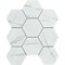 Emser Tile Elegan Series Porcelain Mosaic Tile, 11 in L Tile, 10 in W Tile, Pressed Edge, Calacata, 20PK W95ELEGCA1011MH4M - alternate 1
