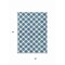 Homeroots 5' X 8' Teal Blue And Ivory Polka Dot Washable Indoor Outdoor Area Rug 614942 - alternate 7