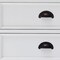 Homeroots 47in White Solid Wood Drawers and Open Shelving Entertainment Center 397771 - alternate 4