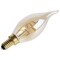 Satco 3.5 Watt CA11 LED 2000K CCT Candelabra Base Clear Glass Amber Coil Filament Dimmable 120 Volt S14220 - alternate 5