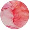 Homeroots 8' Pink Round Abstract Washable Indoor Outdoor Area Rug 559762 - alternate 7