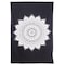 Homeroots 80" X 56" Black And White Mandala Cotton Hanging Tapestry 397192 - alternate 1