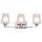 Nuvo Lune, 3 Light Vanity, Brushed Nickel Finish, Etched White Glass 60/8223 - alternate 7