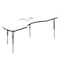 Correll Kidney Dry Erase Activity Table, 72 in W, 36 in L, 19 in to 29 in H, Particleboard, Frosty White A3672DE-KID-80-09-37 - alternate 1