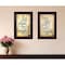 Homeroots Set Of Two Friends and Family Black Framed Print Wall Art, 2PK 405648 - alternate 2