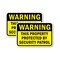 Signmission Warning This Property Protected By Security Patrol 2, 18'' X 24'' 2 Signs, Heavy Gauge Aluminum, 2PK A-1824-2PACK-2992 - alternate 1
