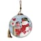 Homeroots Valentine Snowman Hand Painted Mouth Blown Glass Ornament 477550 - alternate 5