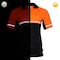 Dome75 Safety Shirt, Enhaced Visibility, Polyester, HiVis Orange/Black Bottom, 5X OSP4742 - alternate 6