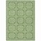Homeroots 9' X 12' Green And Ivory Geometric Washable Indoor Outdoor Area Rug 610809 - alternate 7