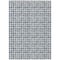 Homeroots 5' X 8' Navy Blue And Ivory Geometric Washable Indoor Outdoor Area Rug 583307 - alternate 6