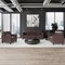 Flash Furniture Living Room Set, 29" x 32-1/4" to 32-1/2", Upholstery Color: Brown BT-827-SET-BN-GG - alternate 9