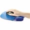 Fellowes Mousepad w/Wrist Support, Blue 91141 - alternate 4