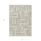 Homeroots 10' X 14' Ivory Beige And Gray Geometric Washable Indoor Outdoor Area Rug 598273 - alternate 7