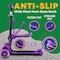 Lifemaster Kids 3-Wheel Scooter with Foldable Seat, LED Wheels, Adjustable Handlebar, Indoor/Outdoor Purple LIFMS47 - alternate 7