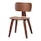 Baxton Studio Billie Wood 5-Piece Dining Set, Mid-Century Style Set for Dining Room or Kitchen 268-14655-14656-ZORO - alternate 7