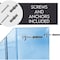 Acrimet Vertical Triple File Folder Holder Organizer, File Sorter (Plastic) (Clear Blue Color) 864.2 - alternate 6