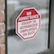 Signmission No Admittance Except to Authorized, 4 inch X 4 inch, Vinyl Decal, 2PK OC-D-2PACK-4-21 - alternate 2