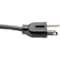 Eaton Tripp Lite Series Computer Power Cord, NEMA 5-15P to Left-Angle C13 - 10A, 125V, 18 AWG, 6 ft. P006-006-13LA - alternate 4