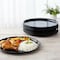 Smarty Had A Party 14 in Black Round Plastic Trays, 25PK 9924BK-CASE - alternate 5