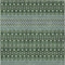 Homeroots 9' X 12' Olive Green And Blue Tribal Washable Indoor Outdoor Area Rug 582582 - alternate 6