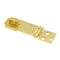 Prime-Line Door and Gate, Safety Hasp Hinge Latch with Fixed Staple 2-1/2 inch with Screws, Brass Plated U 117056 - alternate 6