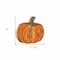 Homeroots 15" X 17" Orange And Brown Pumpkin Hello Fall Hanging Dimensional Sculpture 416054 - alternate 4
