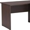 Homeroots 55" Espresso Computer Desk With Two Drawers 249791 - alternate 4
