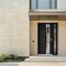 Vdomdoors Aluminum Door Cynex 6116 Black Entry Steel Metal Modern Painted W36+14xH80 Left Inswing CYNEX6116EXD-BLK-W36+14xH80-LH-I - alternate 6