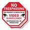 Signmission No Trespassing This Property Is Pro, 10 inch X 10 inch, Aluminum Metal Signs, 2PK OC-A-2PACK-10-93 - alternate 1